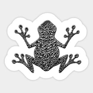 Metallic Frog Sticker